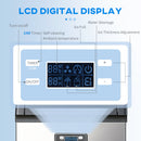 HOMCOM Freestanding Ice Machine With 45kg/24H Capacity, Commercial Ice Maker