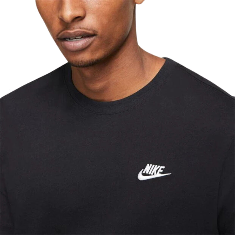 Nike  Sports Club Tee T Shirt  - Black