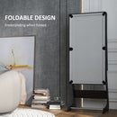 SPORTNOW 3.5ft Folding Pool Table Set With Cues, Balls, Chalk, Triangle, Brush