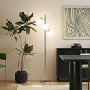 HOMCOM Modern Tree Floor Lamp with 3 Light, for Living Room Bedroom