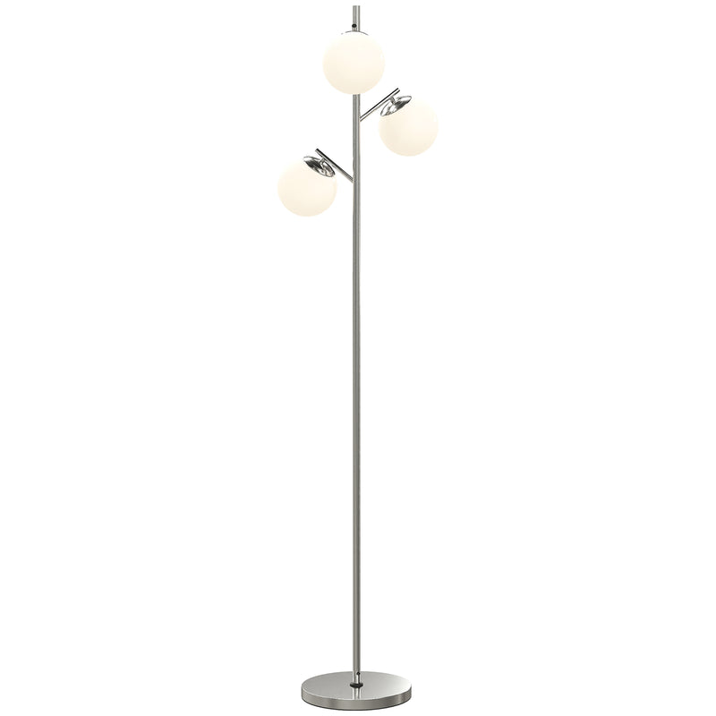 HOMCOM Modern Tree Floor Lamp with 3 Light, for Living Room Bedroom