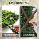 Outsunny Grass Wall Panels, Greenery Backdrop Panels, Green