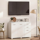 HOMCOM Modern Sideboard Kitchen Storage Cabinet, White