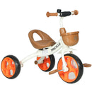 Toddler Tricycle with Front Basket for Ages 2-5 Years Boys and Girls