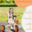 Toddler Tricycle with Front Basket for Ages 2-5 Years Boys and Girls