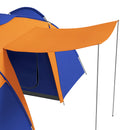 Outsunny Camping Tent with 2 Bedroom, Living Area and Awning for 4-6 Person