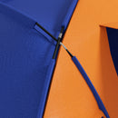 Outsunny Camping Tent with 2 Bedroom, Living Area and Awning for 4-6 Person