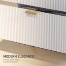 HOMCOM Chest of Drawers with 4 Drawers for Bedroom, Living Room