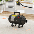 PawHut 2200W Dog Hair Dryer With Adjustable Temperature & Velocity