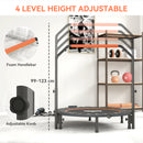 HOMCOM 40" Foldable Mini Fitness Trampoline W/ Foam Handle 122 CM