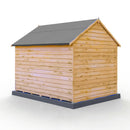 Garden Value Overlap 8 X 6 Double Door Shed With Window
