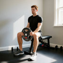 SPORTNOW 2 x Olympic Weight Plates, Weight Plate Discs with Tri-Grips
