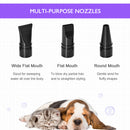 PawHut 2800W Dog Hair Dryer Pet Grooming Blaster Blower Dryer 3 Nozzles, Purple