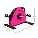 SPORTNOW Mini Exercise Bik Under Desk Bike For Legs And Arms Workout, Red