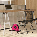 SPORTNOW Mini Exercise Bik Under Desk Bike For Legs And Arms Workout, Red