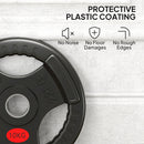 SPORTNOW 2 x Olympic Weight Plates, Weight Plate Discs with Tri-Grips