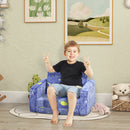 AIYAPLAY 2 In 1 Kids Folding Bed With Glow In The Dark Cosmic Design, Pink