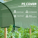 Outsunny Tomato Greenhouse with Roll-up Door, 94 x 94 x 150cm, Green
