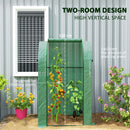 Outsunny Tomato Greenhouse with Roll-up Door, 94 x 94 x 150cm, Green