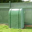Outsunny Tomato Greenhouse with Roll-up Door, 94 x 94 x 150cm, Green