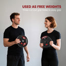 SPORTNOW 2 x Olympic Weight Plates, Weight Plate Discs with Tri-Grips