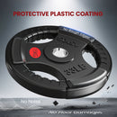 SPORTNOW 2 x Olympic Weight Plates, Weight Plate Discs with Tri-Grips