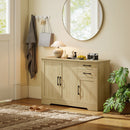 HOMCOM Sideboard with Soft-Close Doors, Modern Storage Cabinet Natural