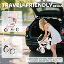AIYAPLAY 5 in 1 Foldable Kids Trike, Toddler Tricycle for 1-3 Years,