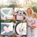 AIYAPLAY 5 in 1 Foldable Kids Trike, Toddler Tricycle for 1-3 Years,