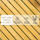 Outsunny Rollable Wooden Garden Pathway - Solid Pine Wood 185 X 60 Cm