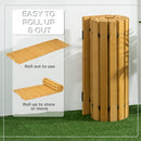 Outsunny Rollable Wooden Garden Pathway - Solid Pine Wood 185 X 60 Cm