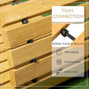 Outsunny Rollable Wooden Garden Pathway - Solid Pine Wood 185 X 60 Cm