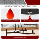 HOMCOM Free-Standing Speed Bag Platform, Adjustable Boxing Punch Bag, Black