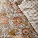 D & D Orchard Pears Duvet Cover Set in Natural