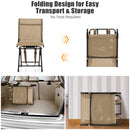 360° Swivel Hunting Blind Chair with Sturdy Metal Frame Support up to 330 lbs-Coffee