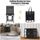 360Â° Swivel Hunting Blind Chair With Sturdy Metal Frame Support Up To 330 Lbs-Black