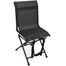 360Â° Swivel Hunting Blind Chair With Sturdy Metal Frame Support Up To 330 Lbs-Black