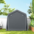 Outsunny Outdoor Garden Storage Shed Waterproof Bike Tent  W/ Zipper Doors