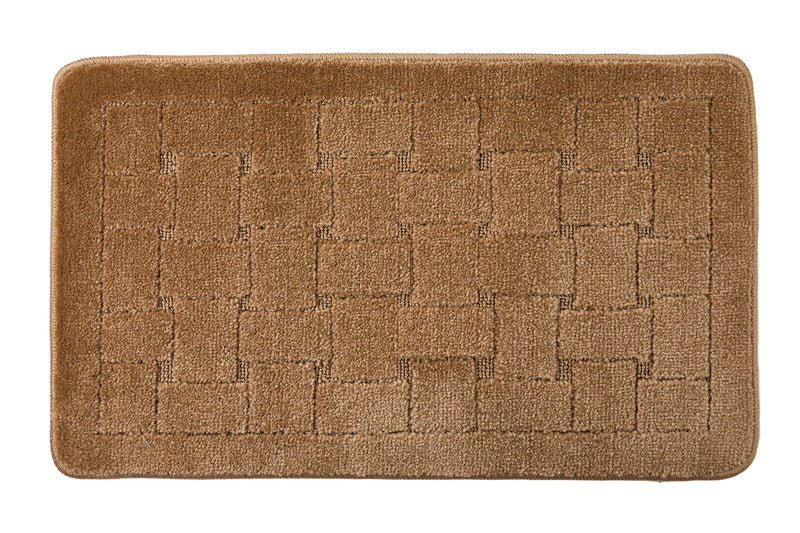 Orkney - Crosshatch Bath mat in Beige