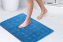 Orkney - Crosshatch Bath mat in Blue