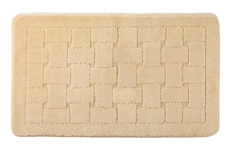 Orkney - Crosshatch Bath mat in Cream