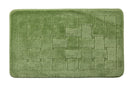 Orkney - Crosshatch Bath Mat In Sage Green