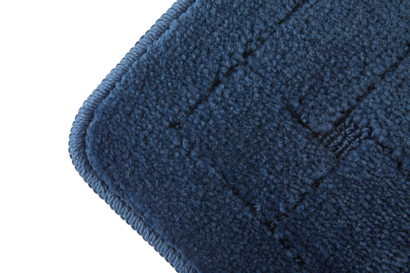 Orkney - Crosshatch 2 Pc Bath Set in Navy