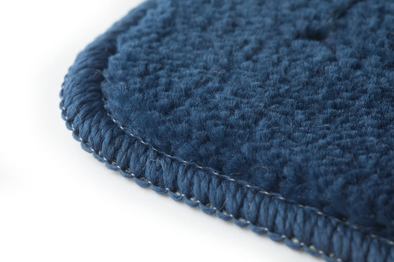 Orkney - Crosshatch 2 Pc Bath Set in Navy
