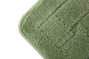 Orkney - Crosshatch Bath Mat In Sage Green