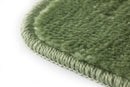 Orkney - Crosshatch Bath Mat In Sage Green