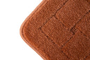 Orkney - Crosshatch Bath mat in Burnt Orange