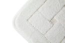Orkney - Crosshatch Bath mat in White