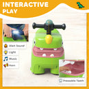 AIYAPLAY Kids Ride On Car, Dinosaur Shape Toddler Walker, Green