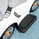 AIYAPLAY 3 in 1 Ride on Push Car, Cartoon Robot Foot to Floor Slider - White